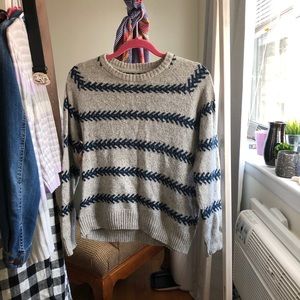 Cozy striped sweater